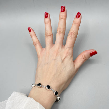 Bracciale Onice e Argento 925