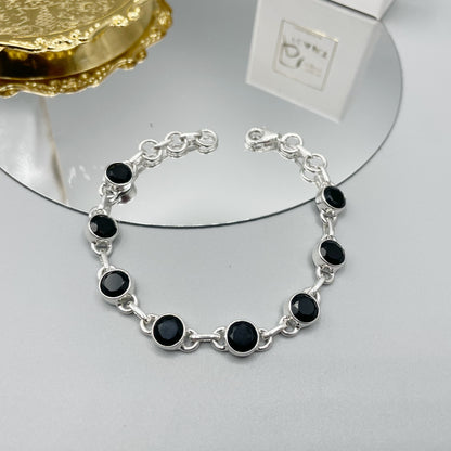Bracciale Onice e Argento 925