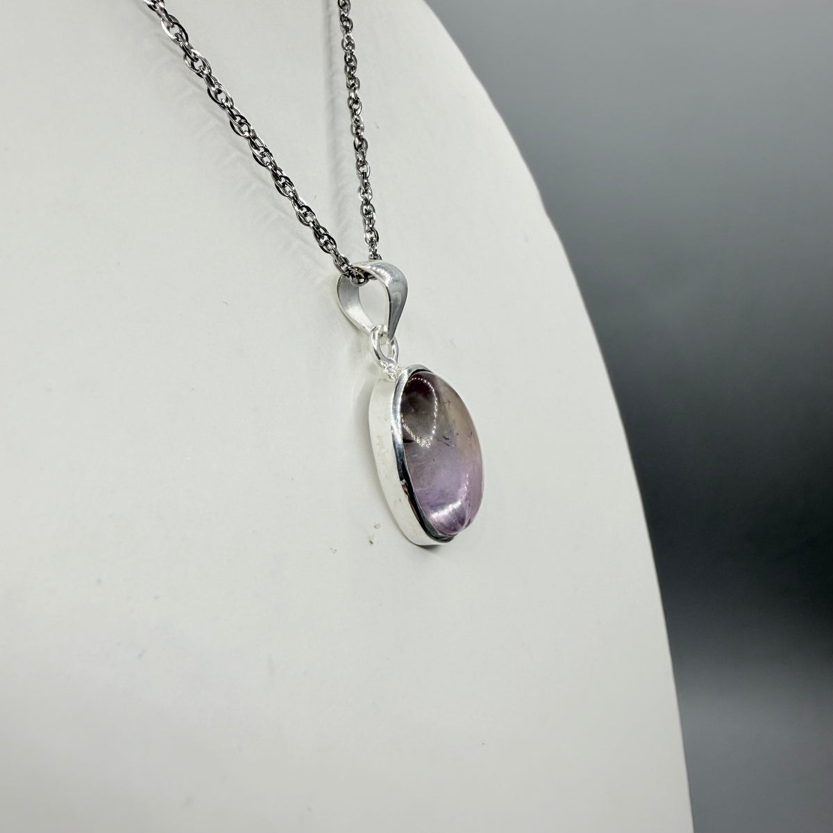 Ciondolo Ametrino e Argento 925 - Ovale