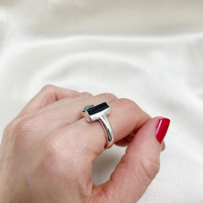 Anello Tormalina e Topazio - Argento 925