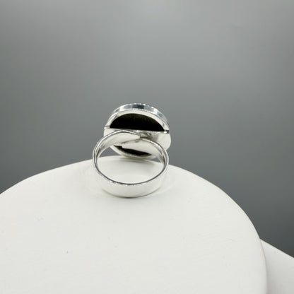 Anello Lapislazzuli Tondo - Argento 925