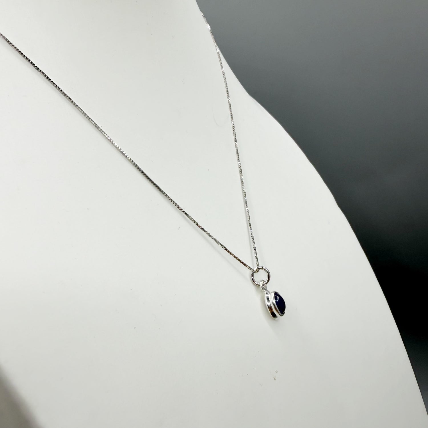 Ciondolo Punto Luce Tanzanite Argento 925 - Ovale
