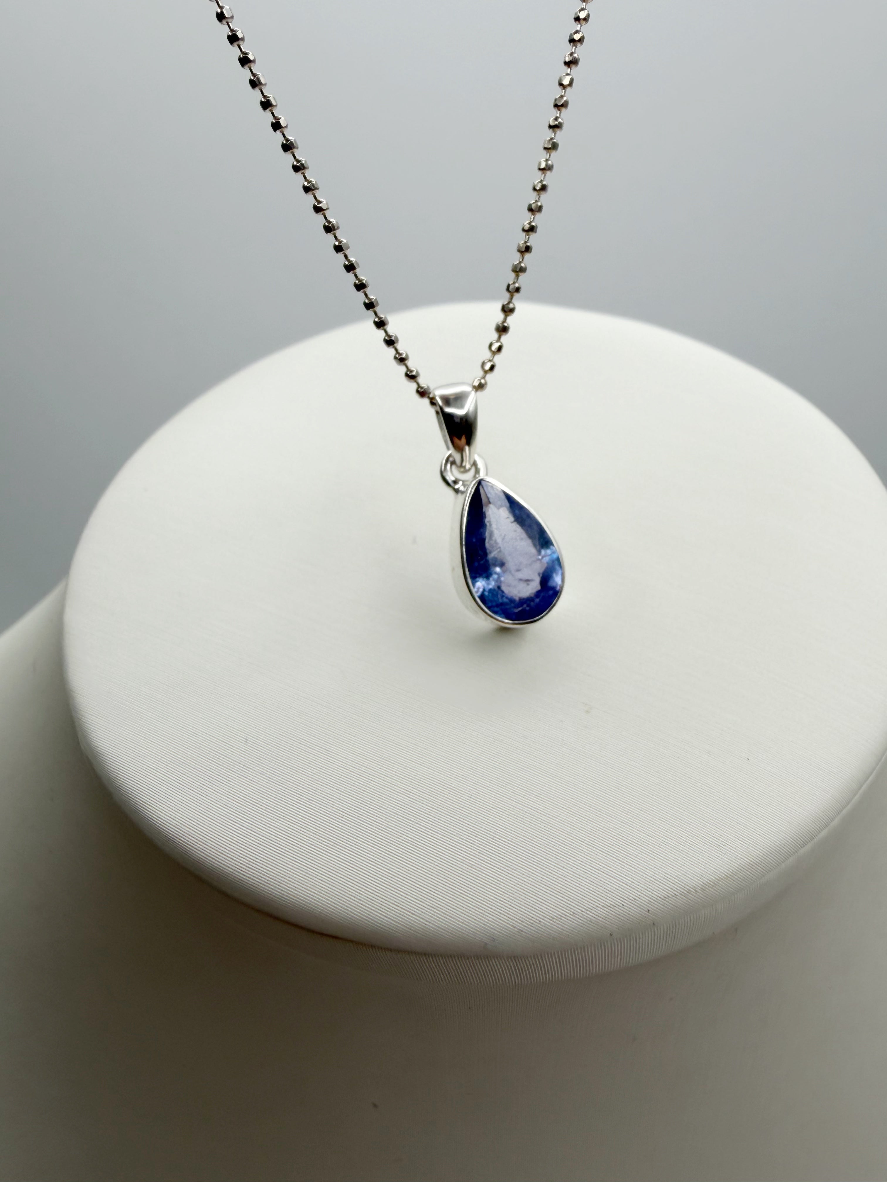 Ciondolo Tanzanite Argento 925 - a Goccia