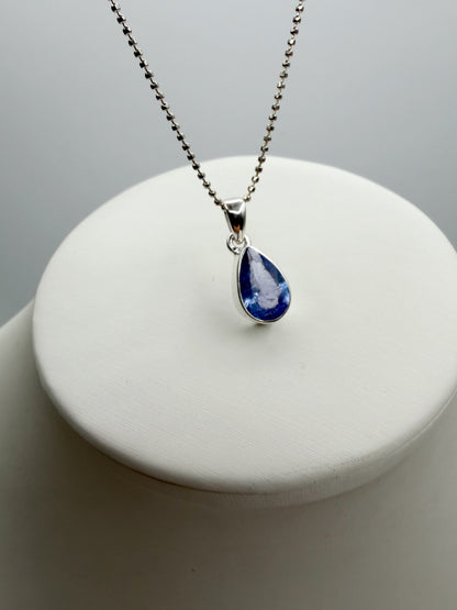 Ciondolo Tanzanite Argento 925 - a Goccia