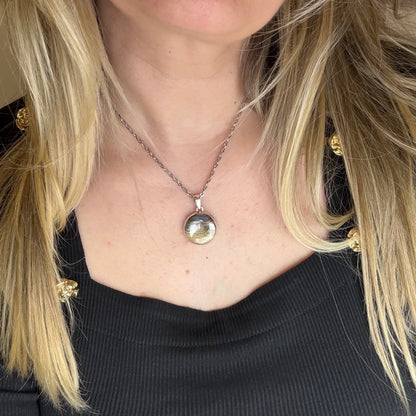 Ciondolo Schalenblende Argento 925 - Tondo