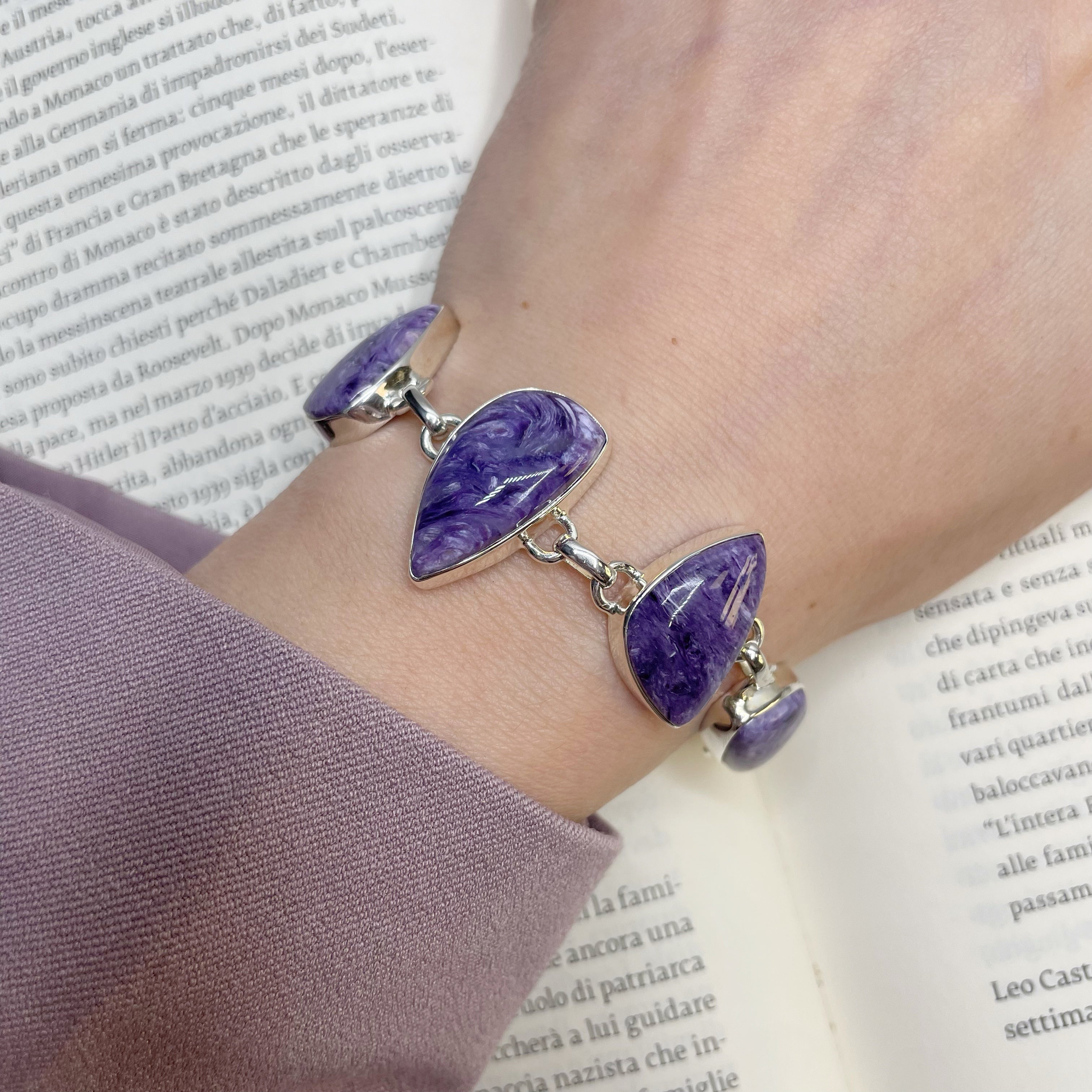 Bracciale Ciaroite e Argento 925