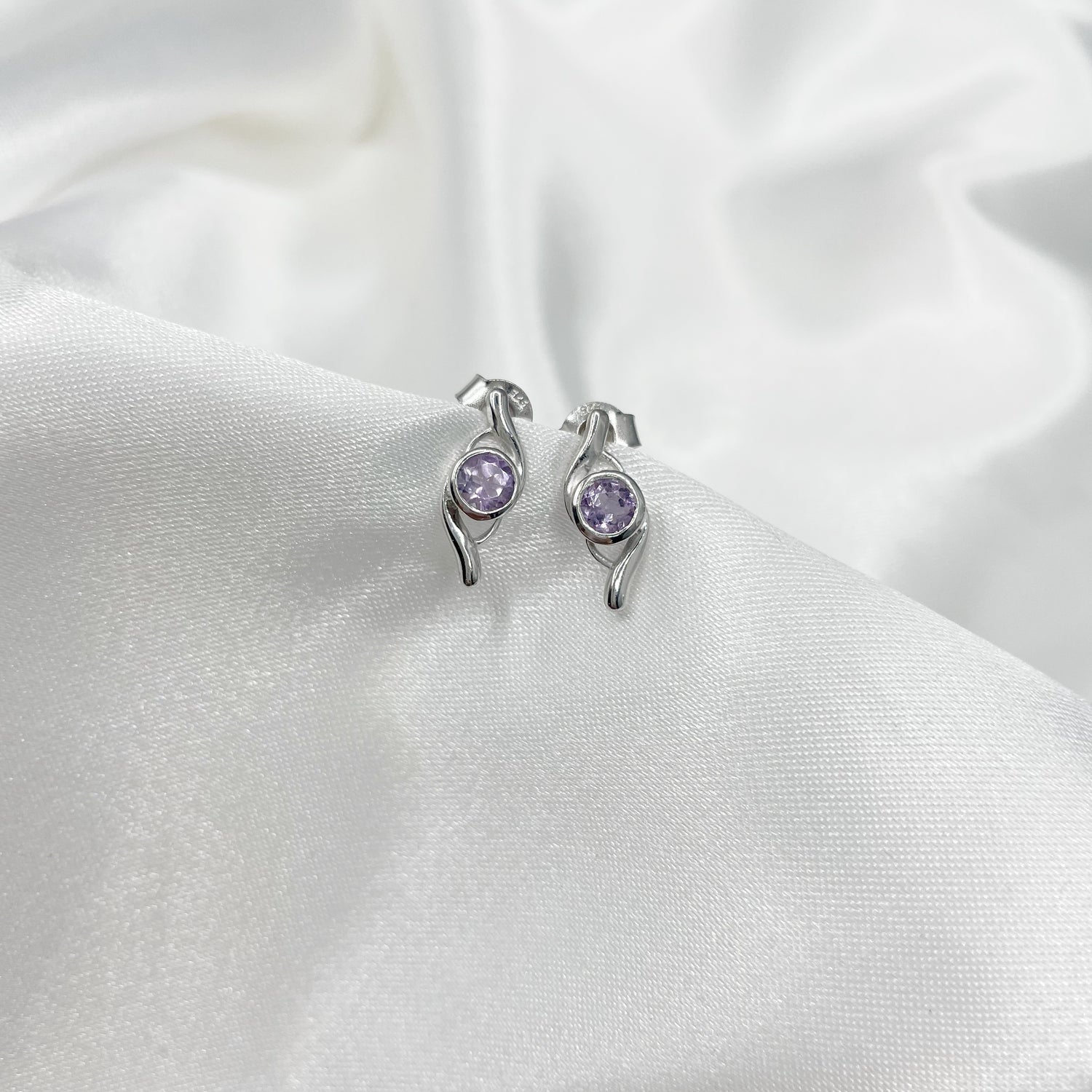 Orecchini Semplice A Pendente Con Ametista | AJ Tuscany | Art Jewelery In Tuscany - Foto 9