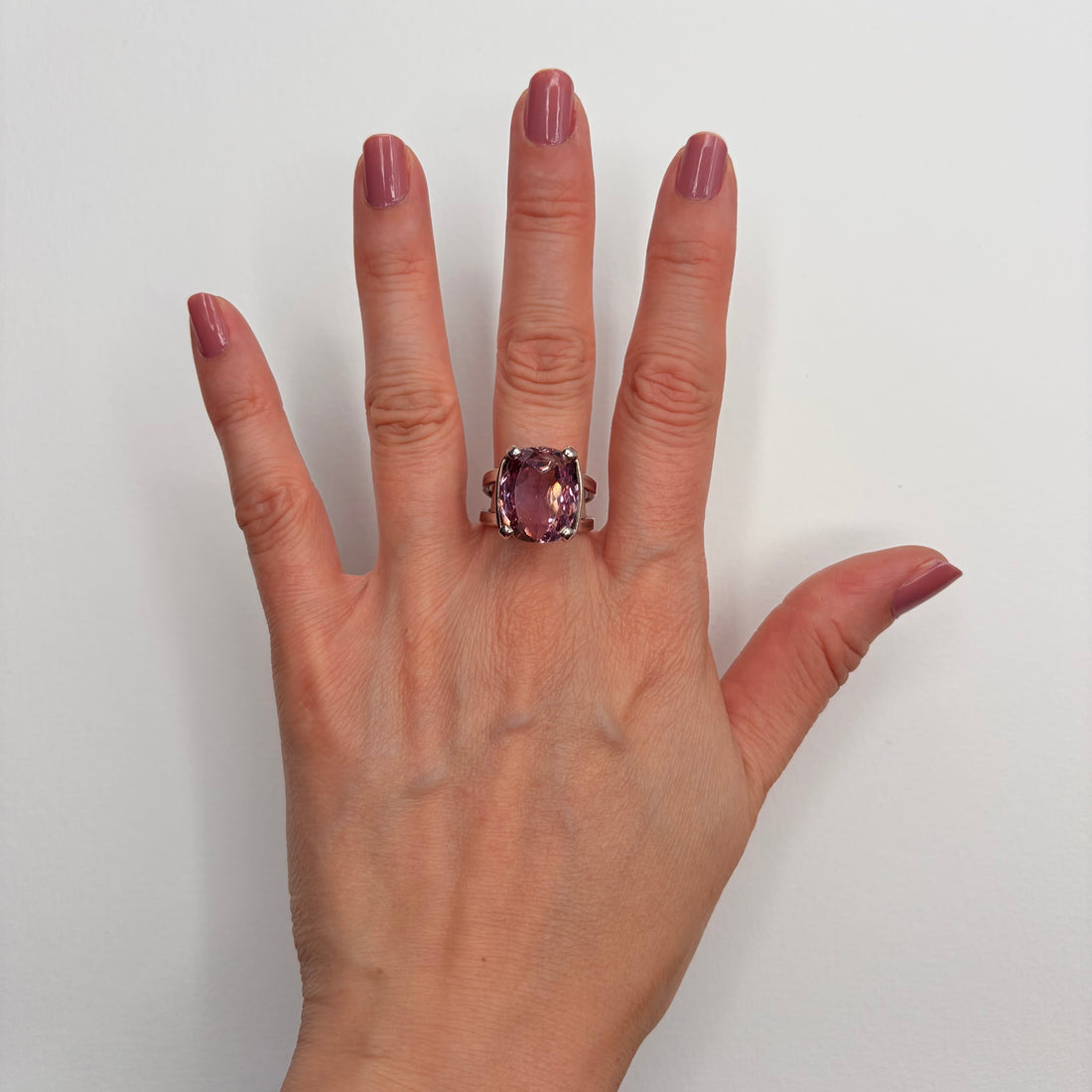 Anello Ametrino e Argento 925