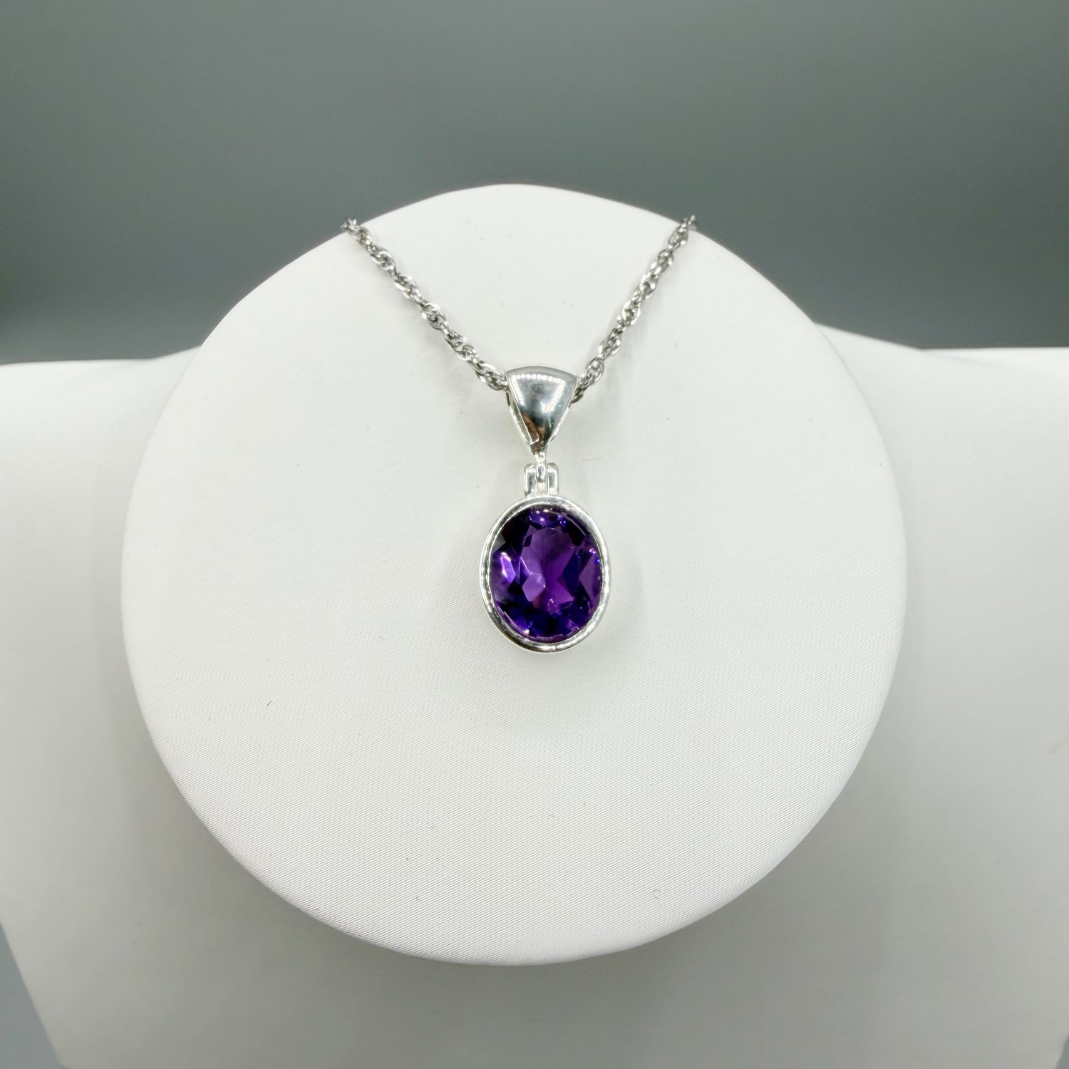 Ciondolo Ametista Argento 925