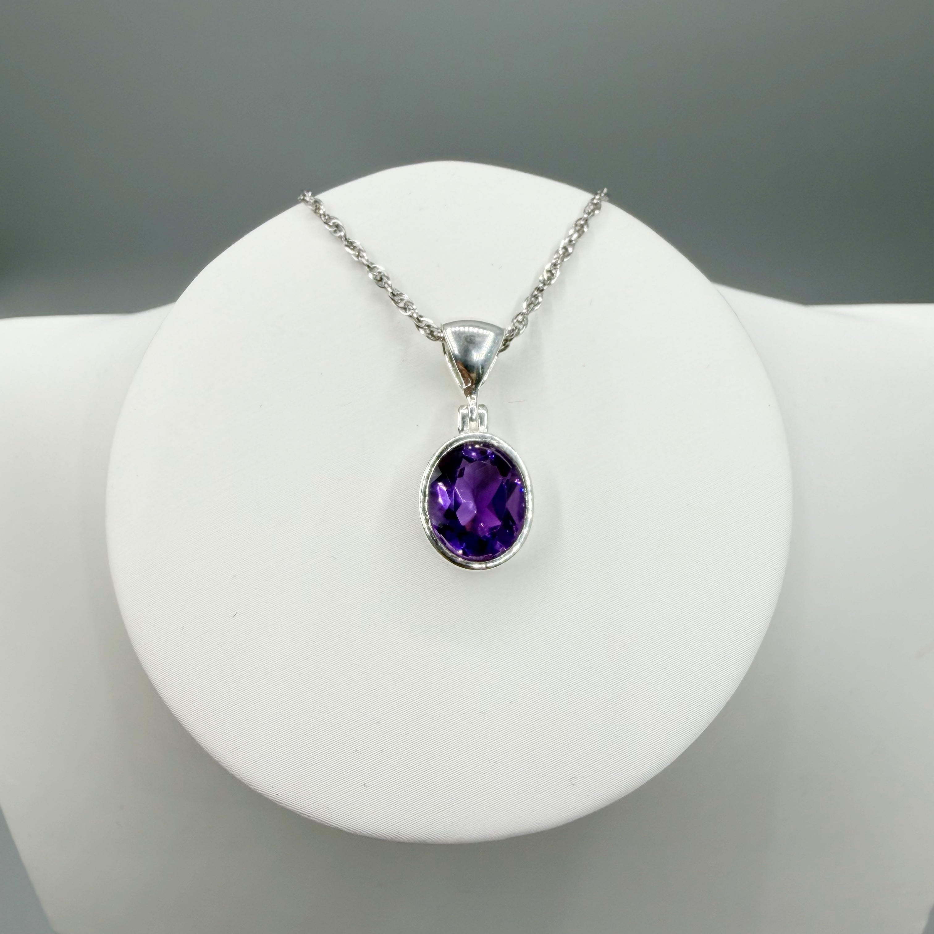 Ciondolo Ametista Argento 925