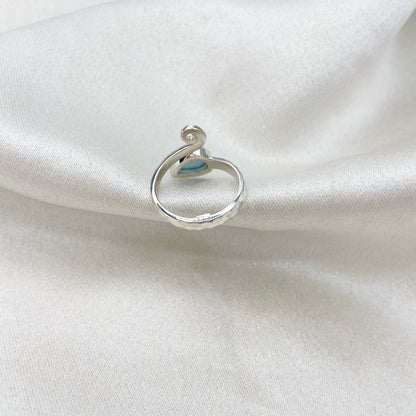 Anello Larimar e Argento 925