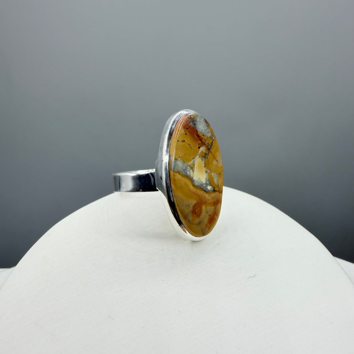 Anello Diaspro Maligano - Argento 925