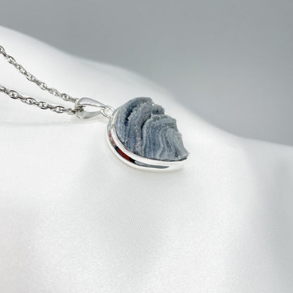 Ciondolo Desert Druzy Triangolare - Argento 925