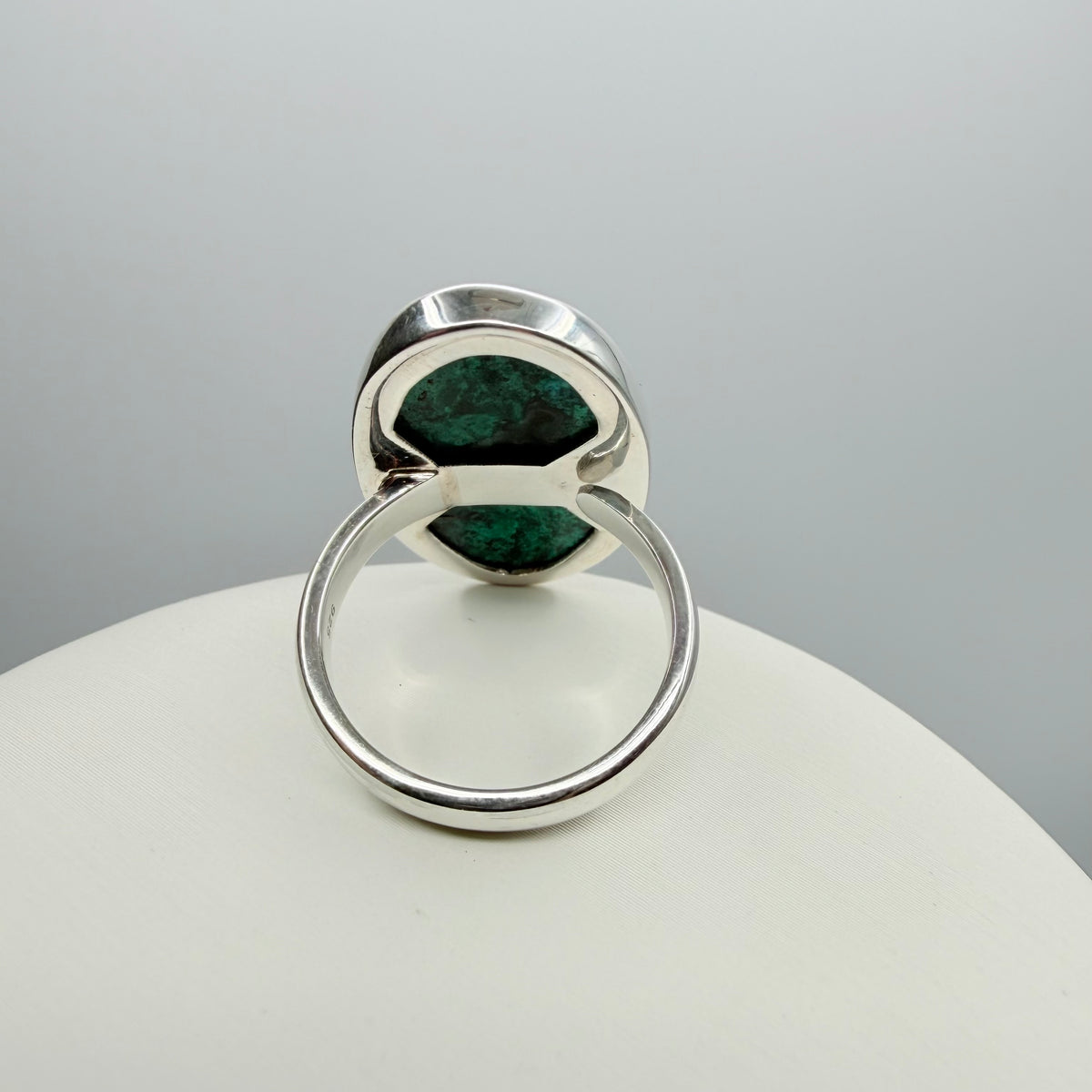 Anello Malachite e Azzurrite Argento 925 - Ovale