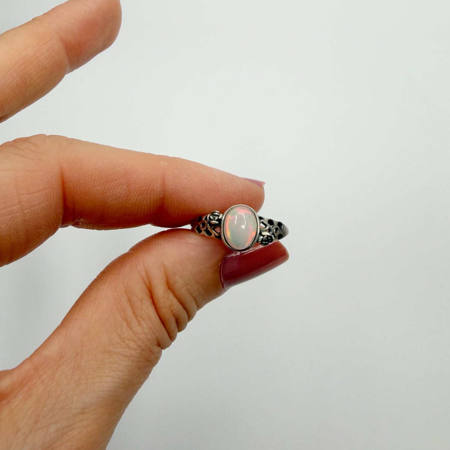 Anello Opale Etiope - Argento 925