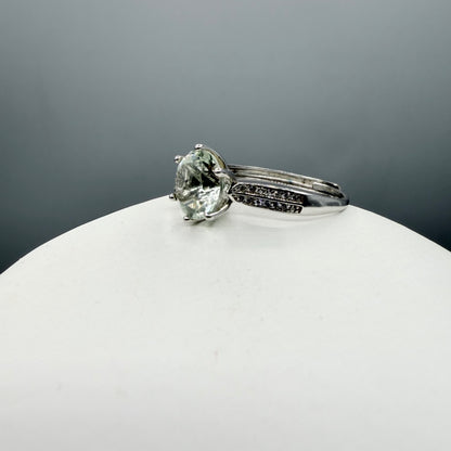 Anello Prasiolite Argento 925