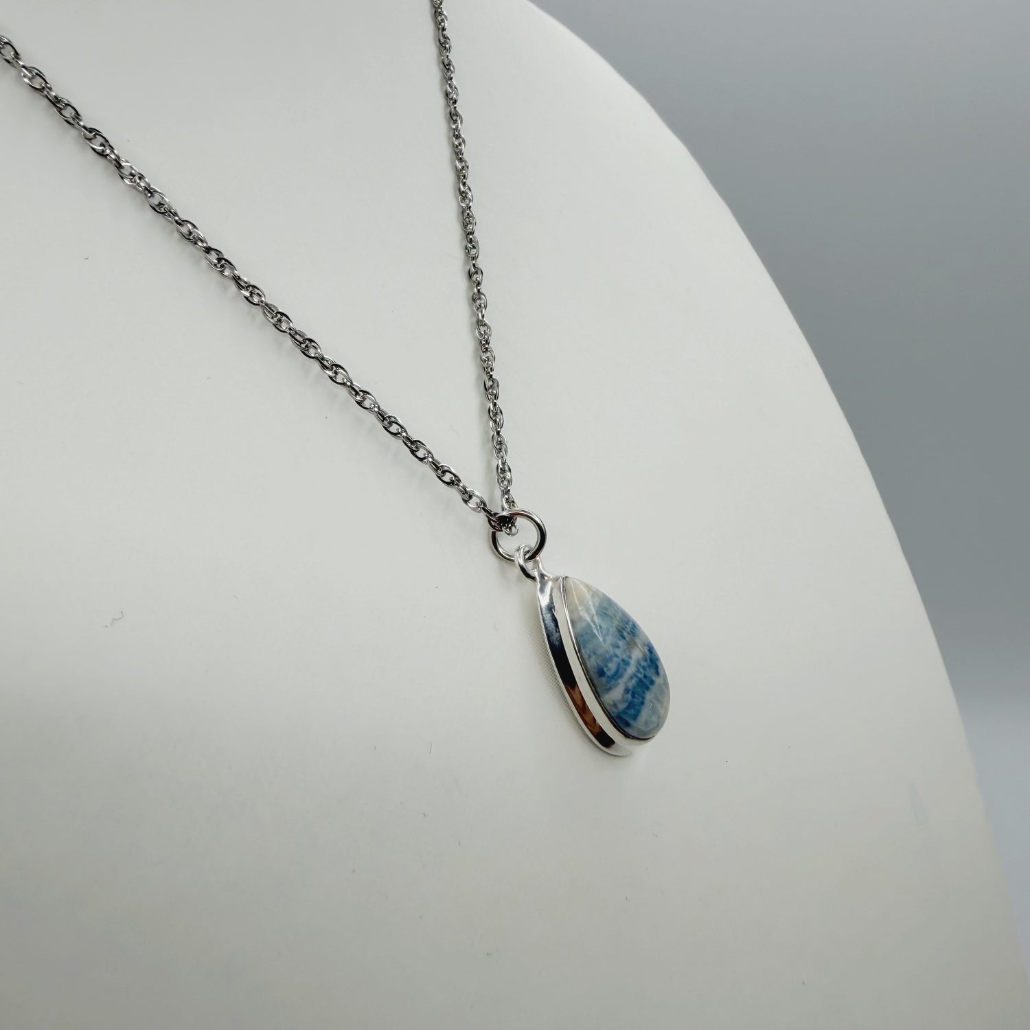Ciondolo Scheelite Argento 925 - a Goccia