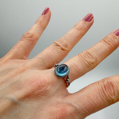Anello Acquamarina e Argento 925