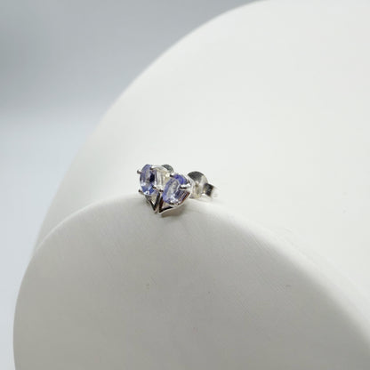 Orecchini a lobo Tanzanite | Argento 925