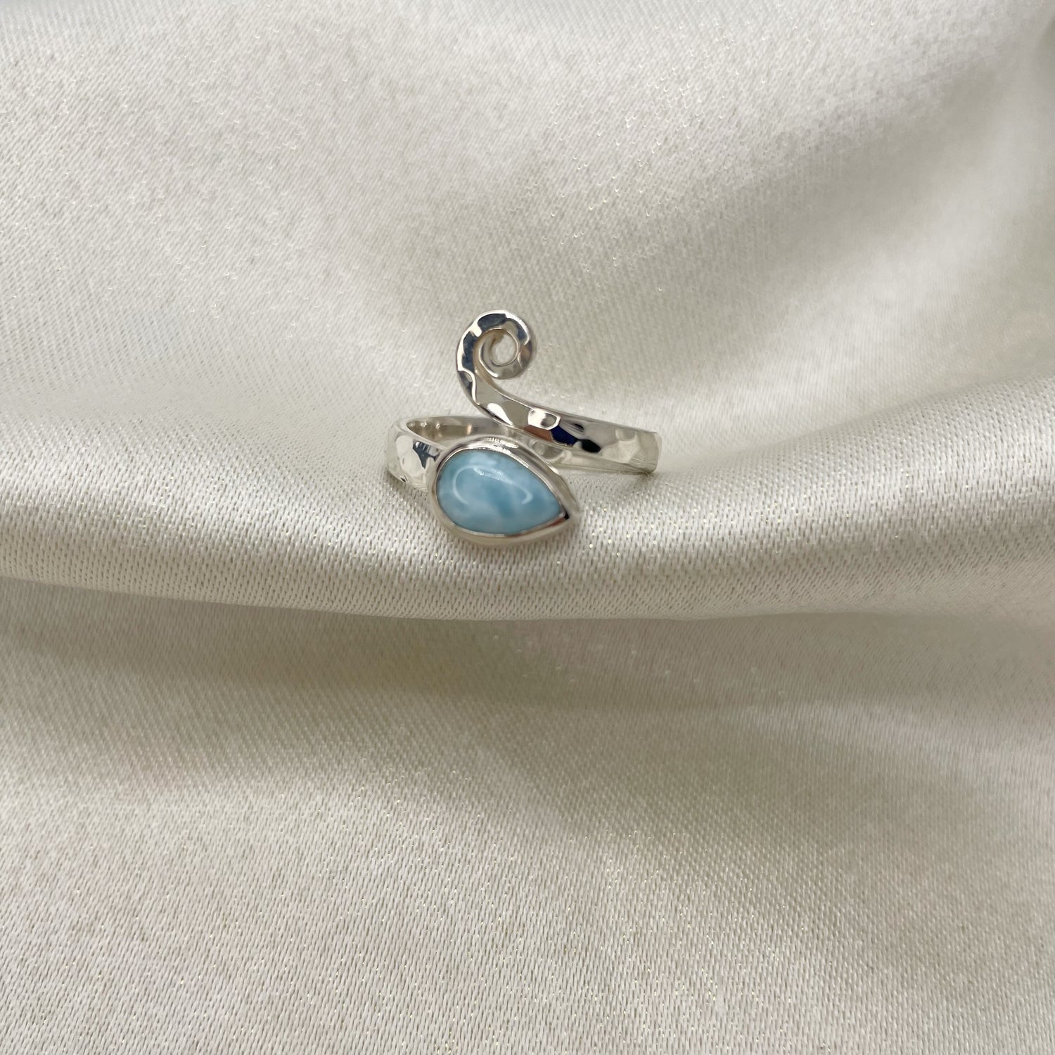 Anello Larimar e Argento 925