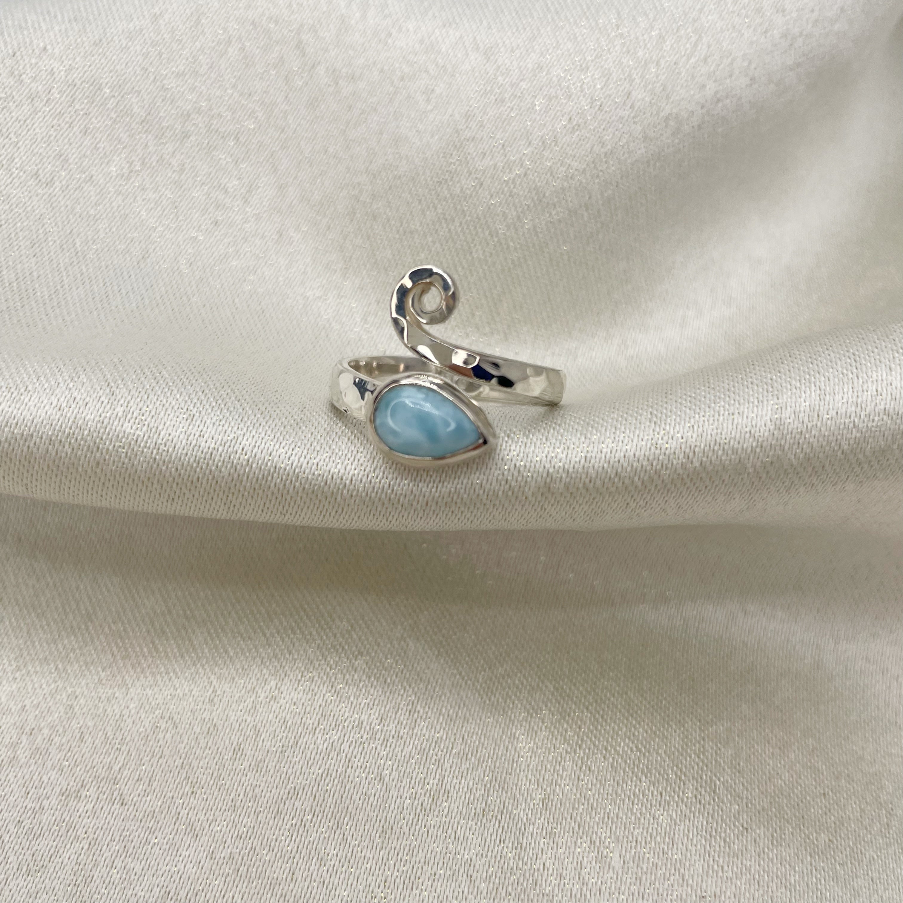 Anello Larimar e Argento 925