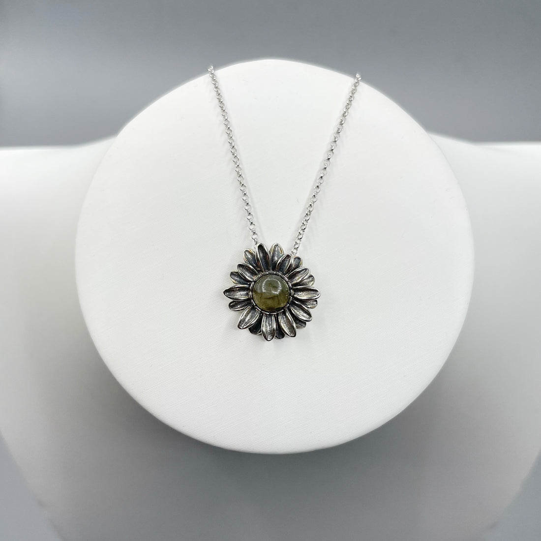 Set Labradorite - Ciondolo e Orecchini, Argento 925