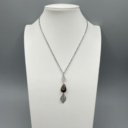 Collana del Destino - Kunzite e Bronzite