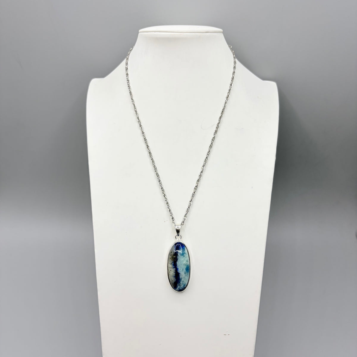 Ciondolo Afghanite e Argento 925