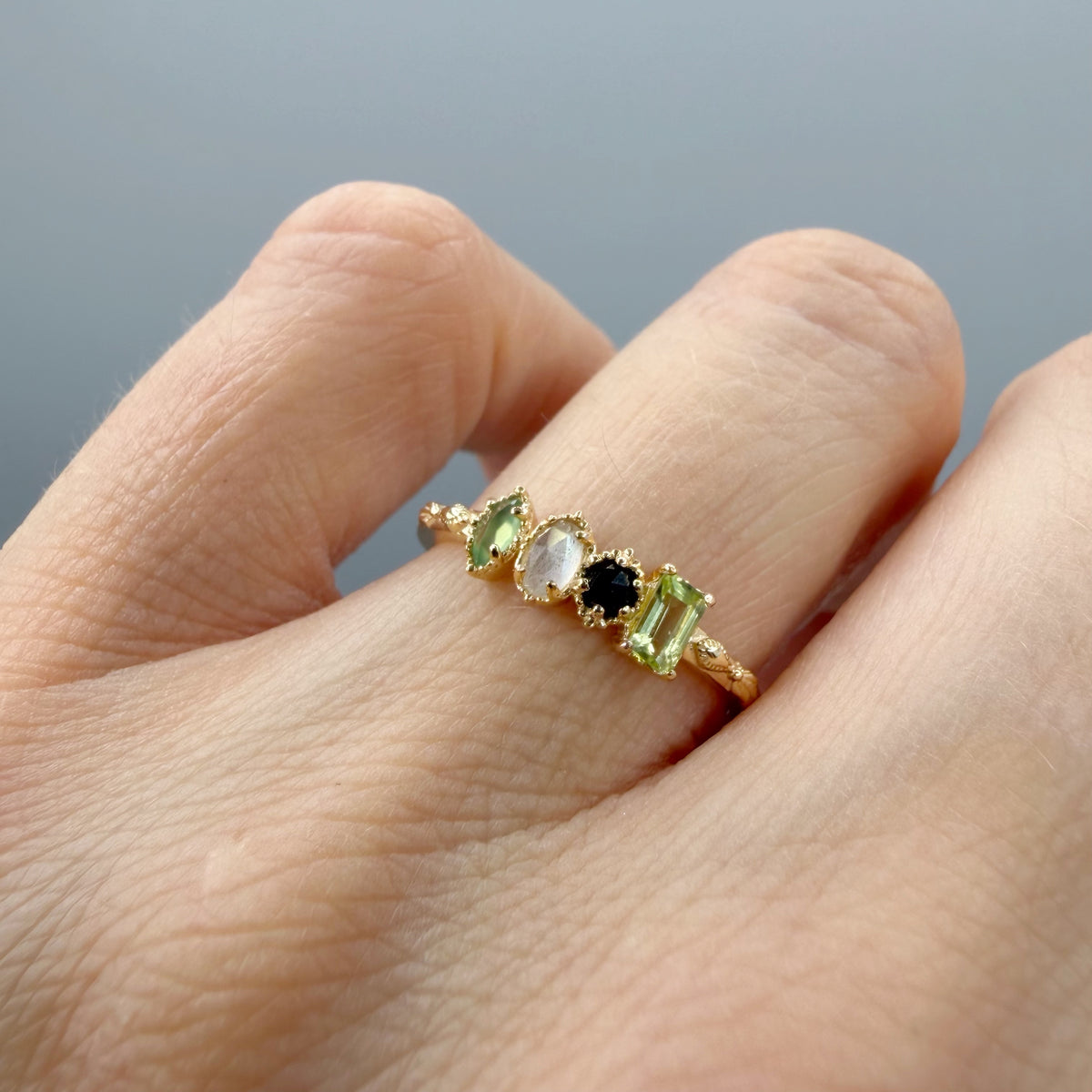 Anello Ritual | Argento 925 placcato oro 14k - NON REGOLABILE
