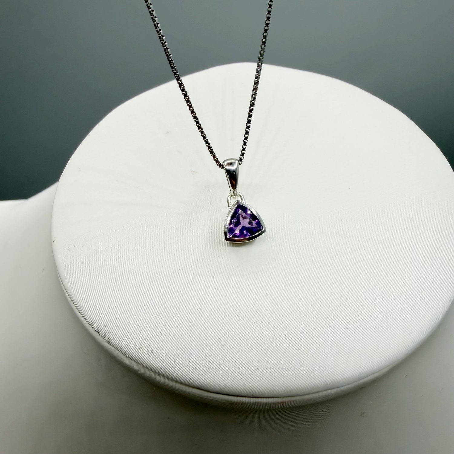Collana Punto Luce Ametista - Argento 925