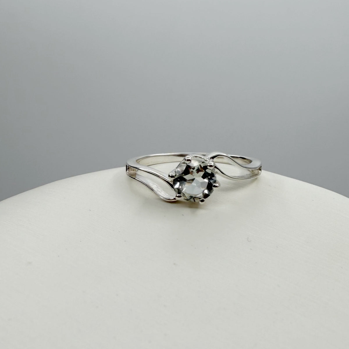 Anello Prasiolite | Argento 925 - NON REGOLABILE