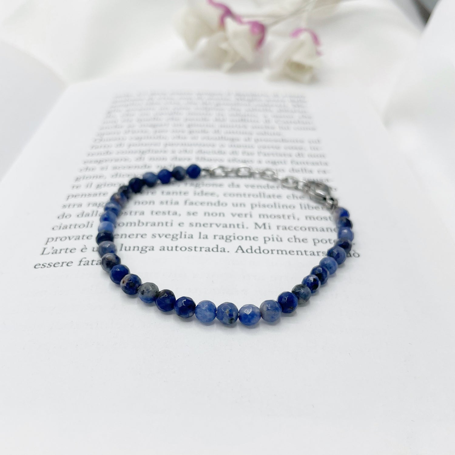 Braccialetto Sodalite Sfaccettata