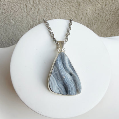 Ciondolo Desert Druzy Argento 925 - a Goccia