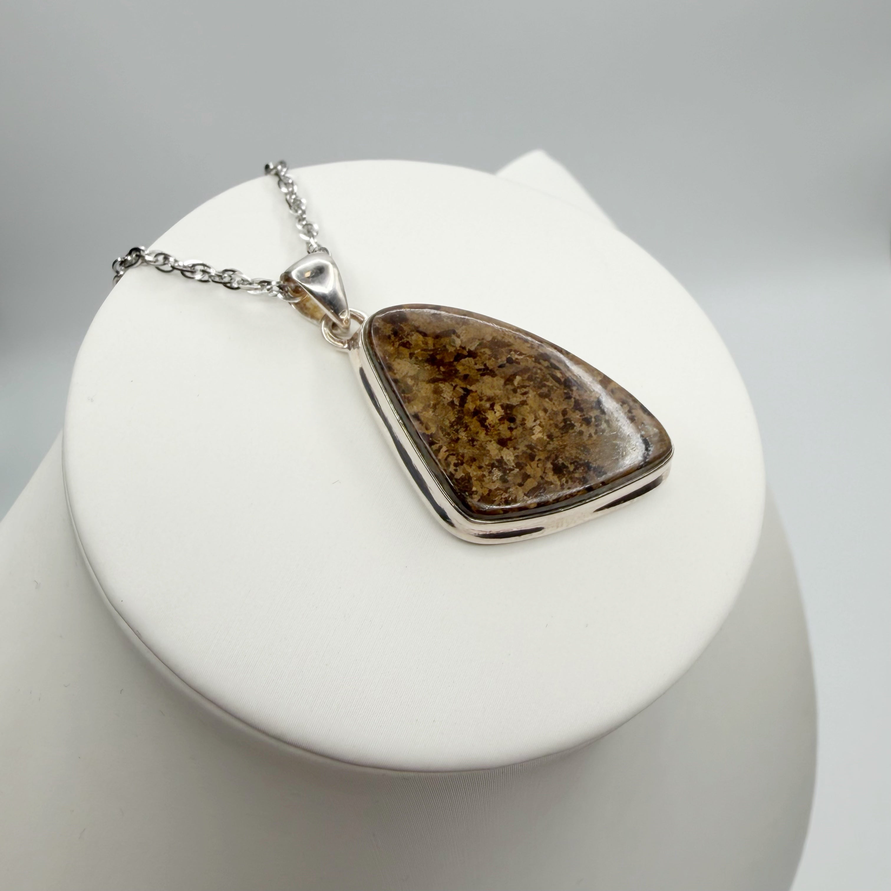 Ciondolo Bronzite - Argento 925