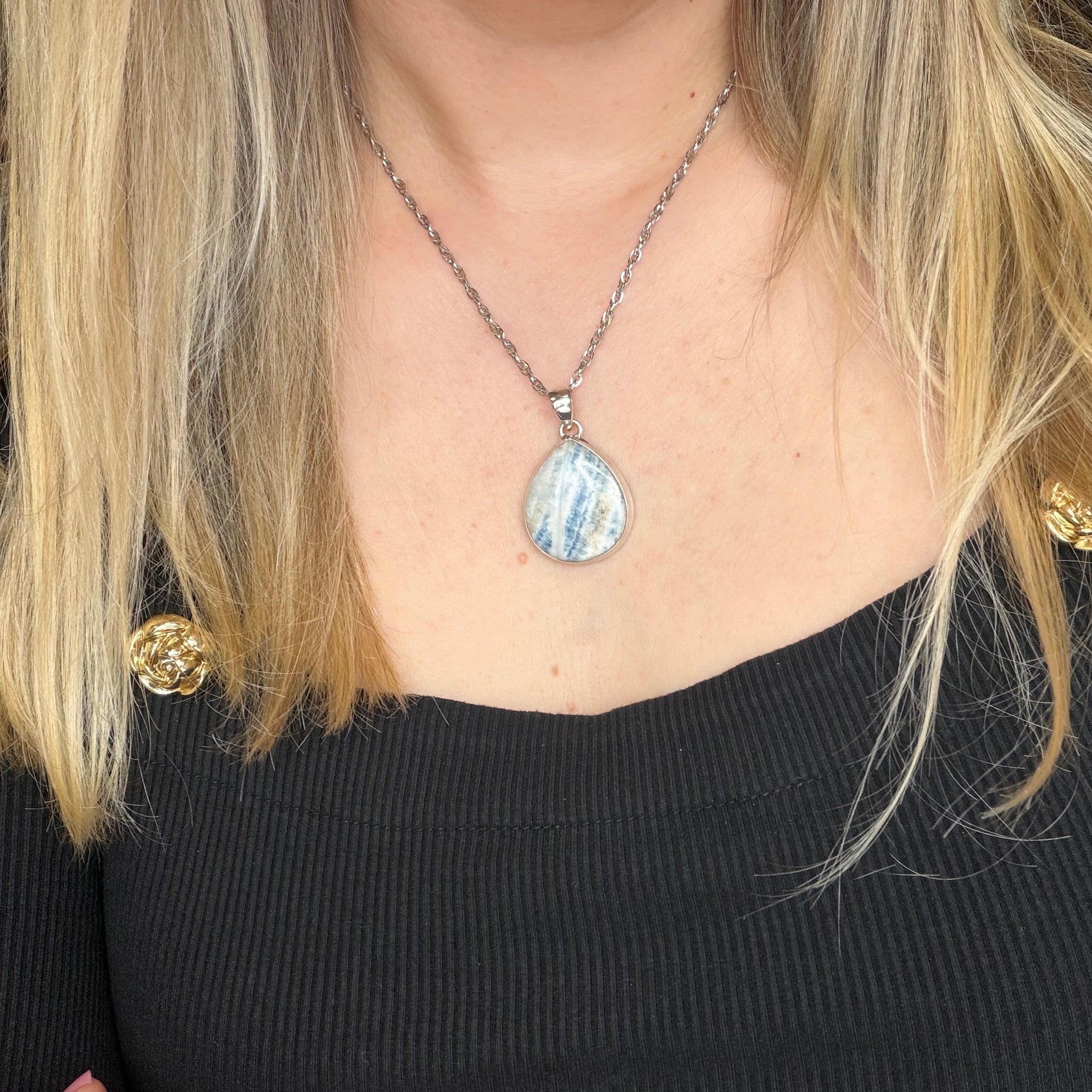Ciondolo Scheelite Argento 925 - A Goccia