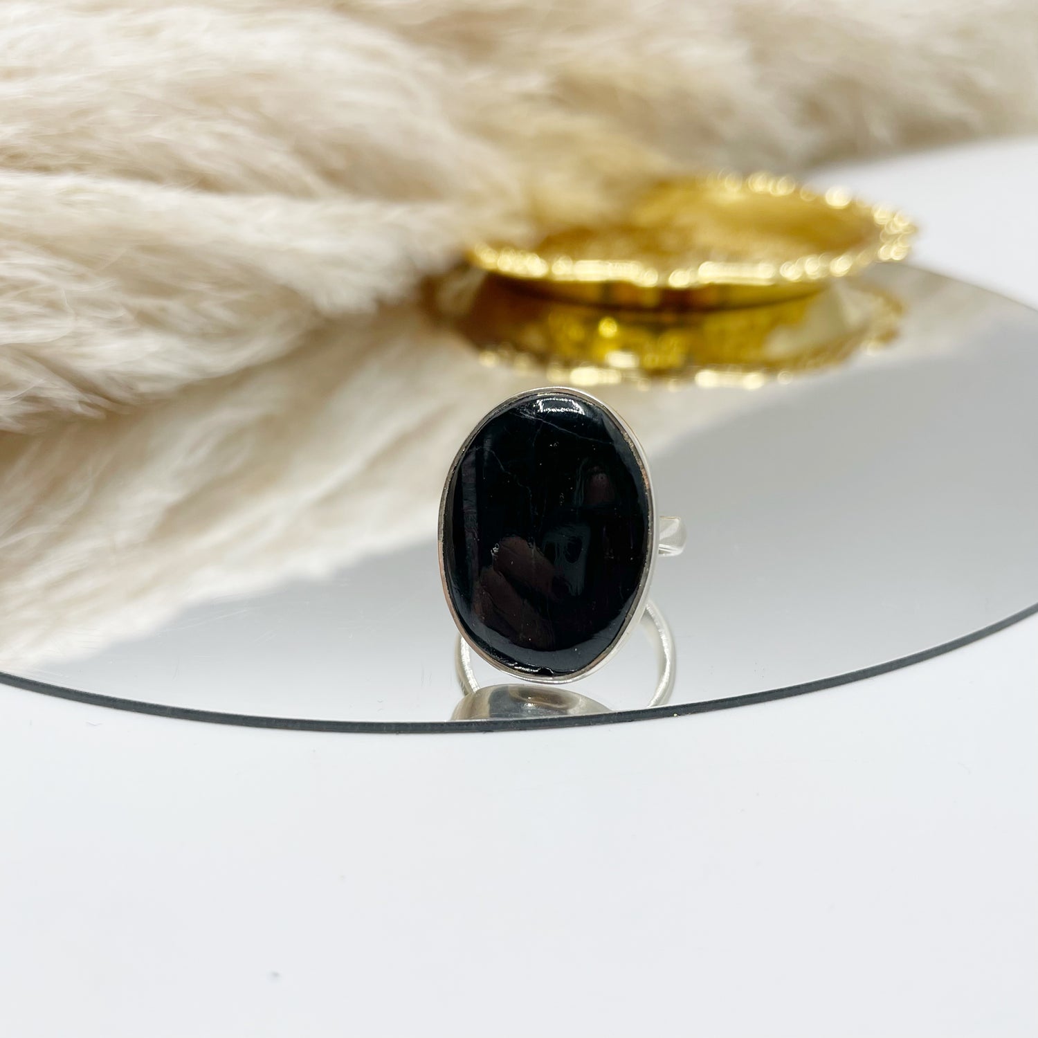 Anello Iperstene Ovale - Argento 925