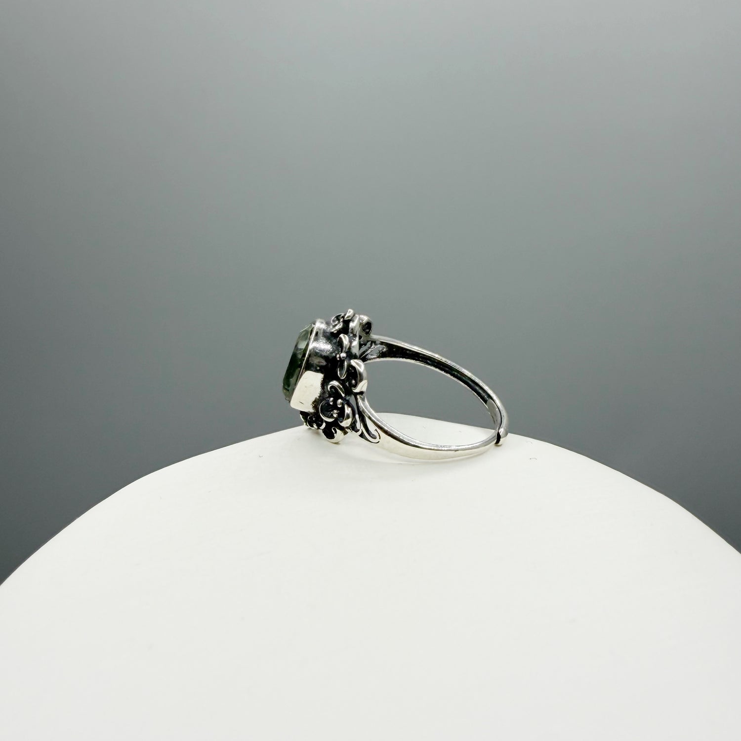 Anello Prasiolite e Argento 925 - Decor