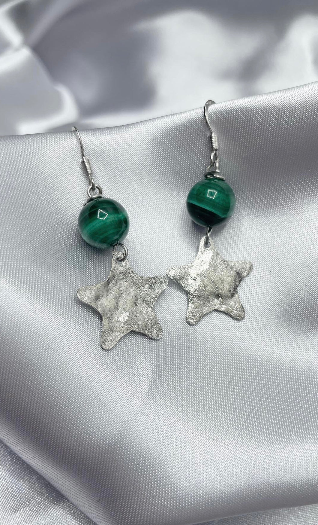 Orecchini Star - Malachite