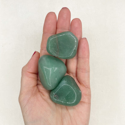 Pietra di Avventurina Verde Burattata - Grande