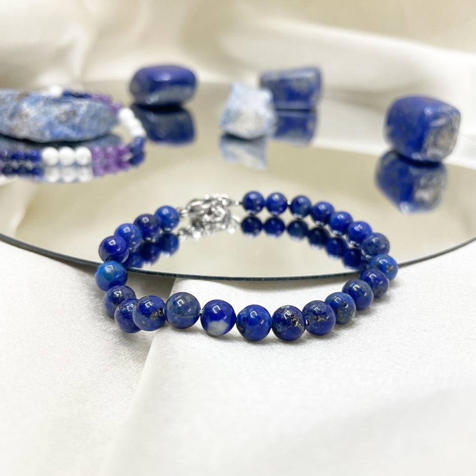 Bracciale Lapislazzuli Da Uomo 2941 - Dimora Degli Angeli - Foto 2