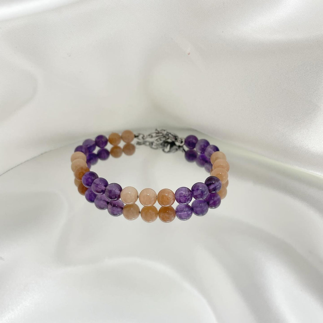 Bracciale Calm &amp; Joy - Ametista e Pietra di Luna