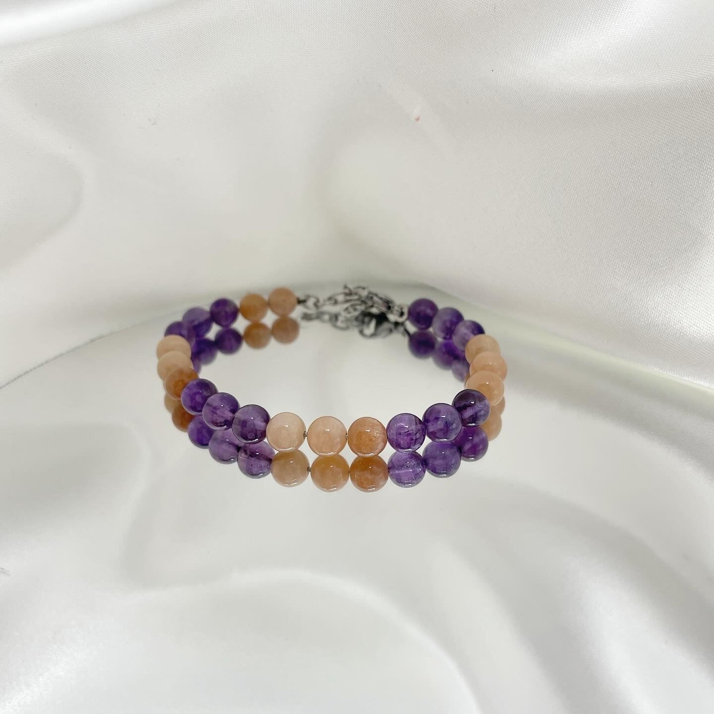Bracciale Calm &amp; Joy - Ametista e Pietra di Luna