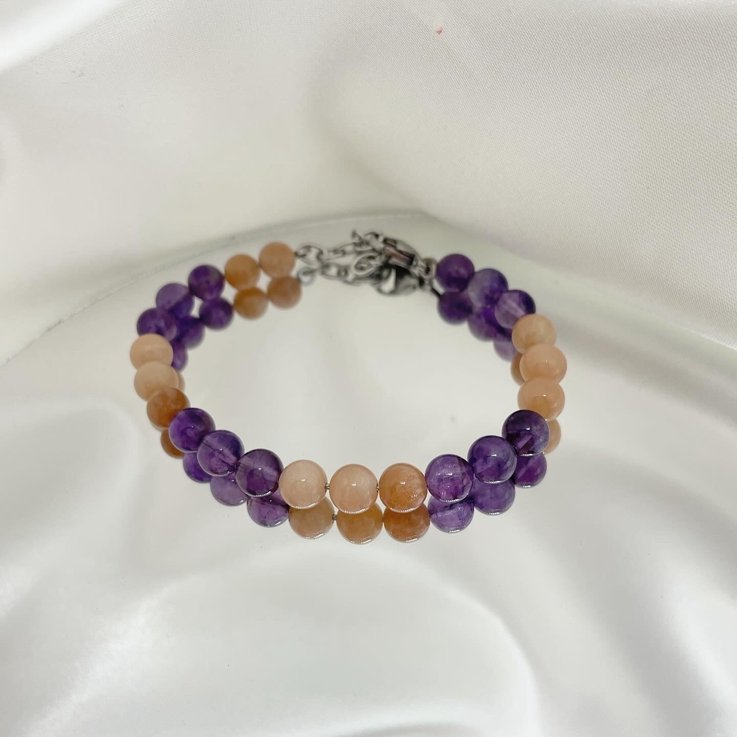 Bracciale Calm &amp; Joy - Ametista e Pietra di Luna