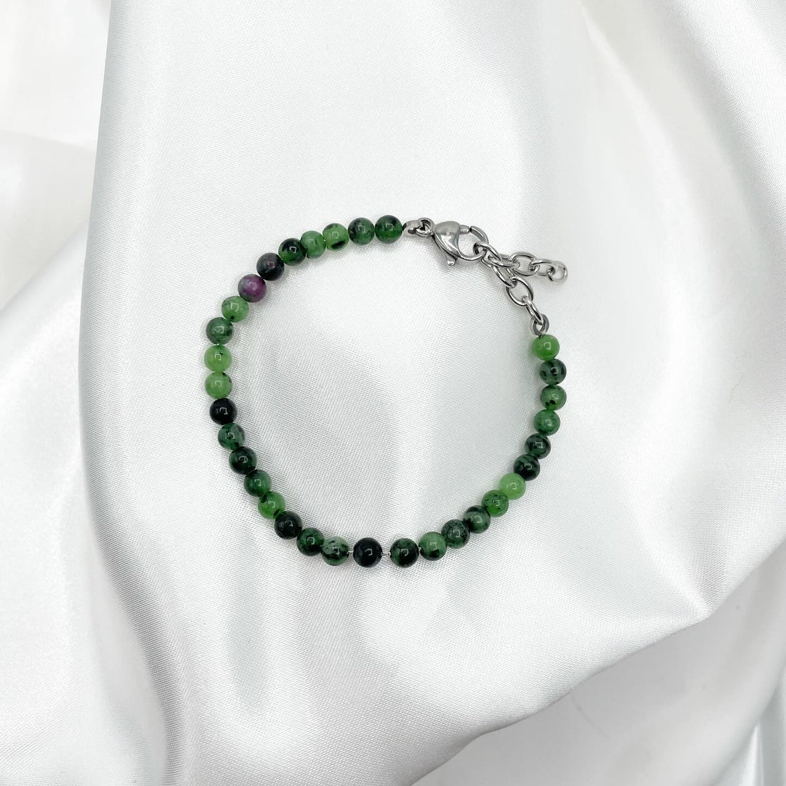 Braccialetto Rubyzoisite - sottile