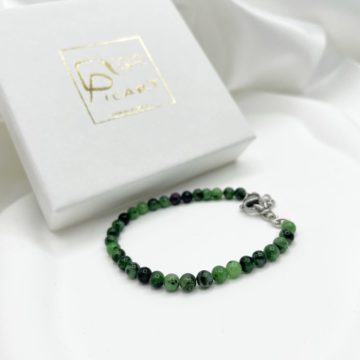 Braccialetto Rubyzoisite - sottile