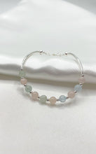 Carica l&#39;immagine nel visualizzatore di Gallery, Bracciale Morganite e Argento 925
