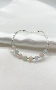Bracciale Morganite e Argento 925