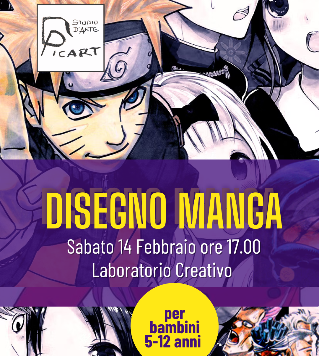 Laboratorio Creativo "DISEGNO MANGA"  14 Febbraio 2026