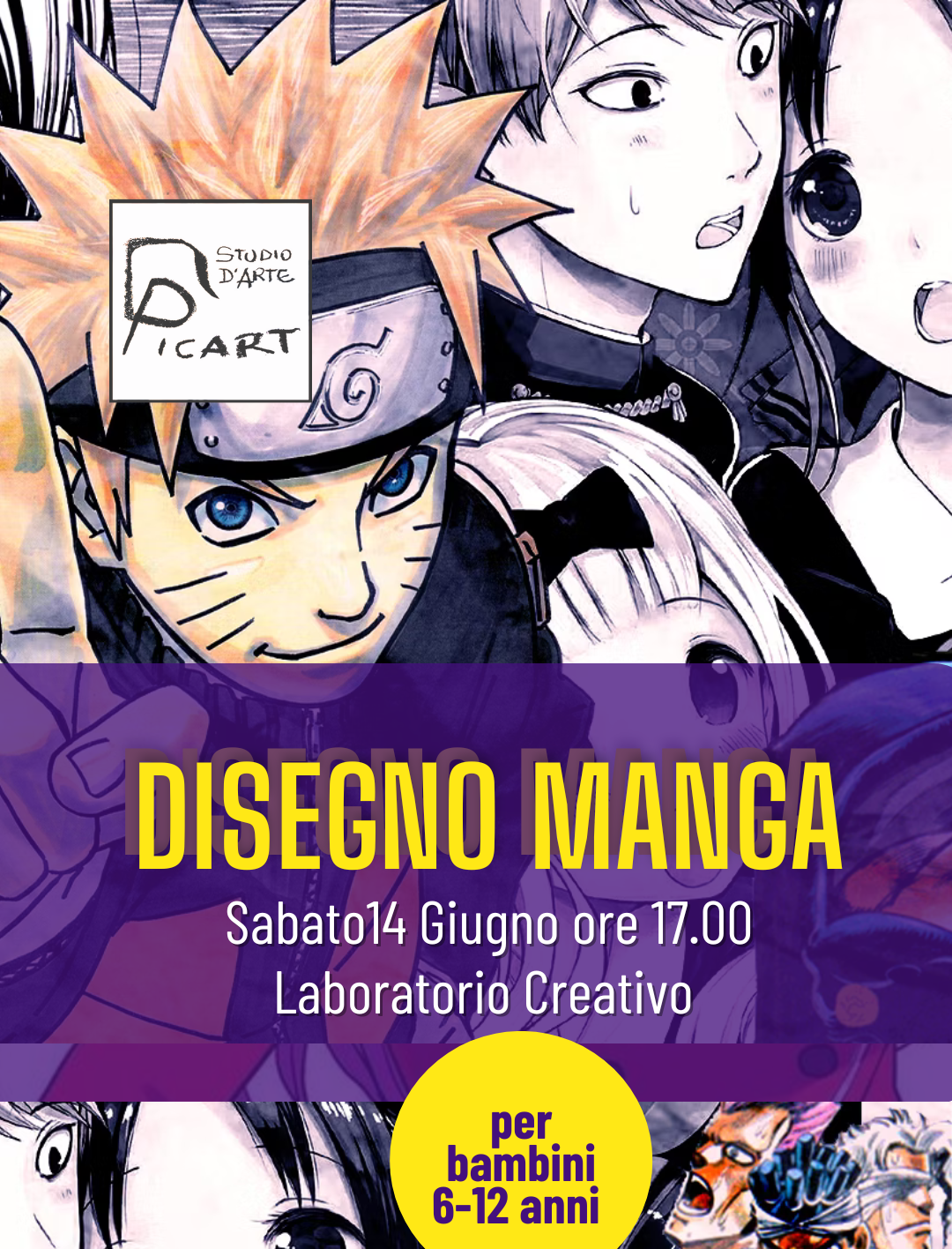 Laboratorio Creativo &quot;DISEGNO MANGA&quot;  14 Giugno 2025