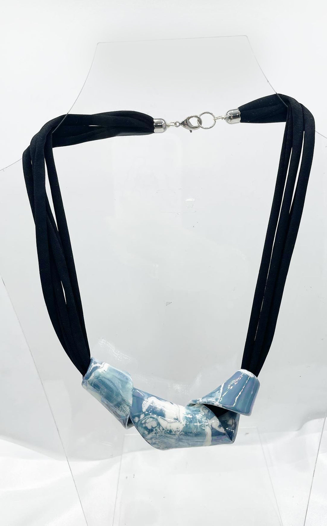 Collana Tortiglione Azzurro - Dipinto a Mano